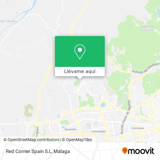 Mapa Red Corner Spain S.L