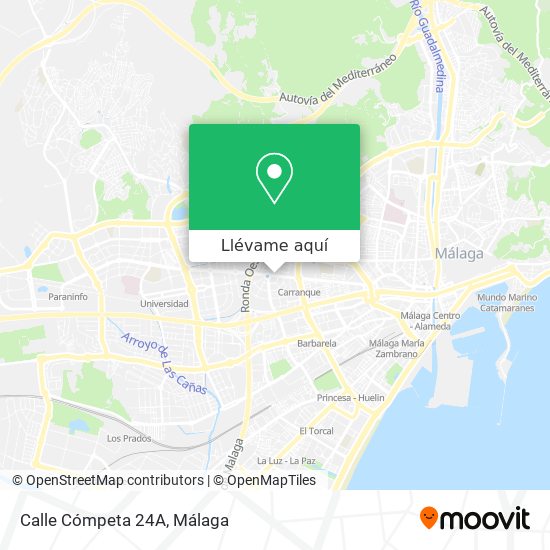 Mapa Calle Cómpeta 24A