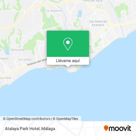 Mapa Atalaya Park Hotel