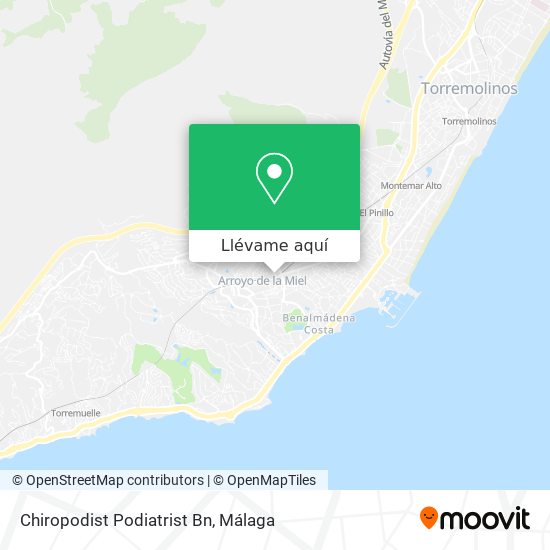 Mapa Chiropodist Podiatrist Bn