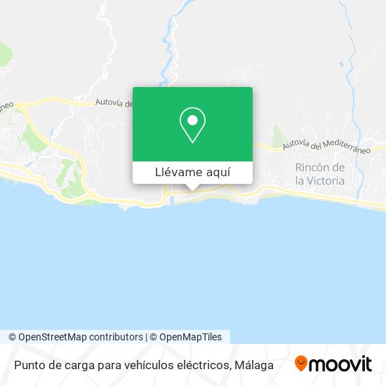 Mapa Punto de carga para vehículos eléctricos