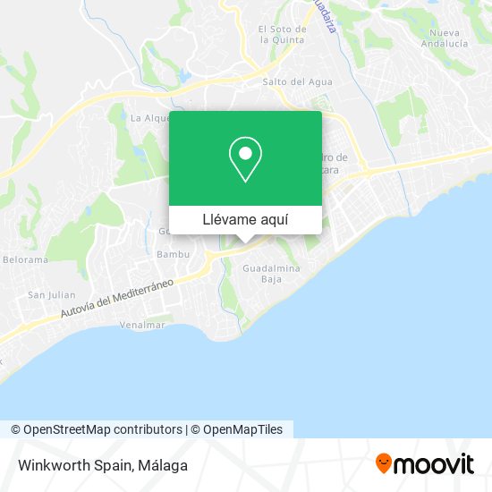 Mapa Winkworth Spain