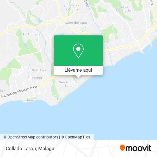 Mapa Collado Lara, r
