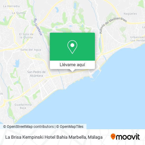 Mapa La Brisa Kempinski Hotel Bahía Marbella