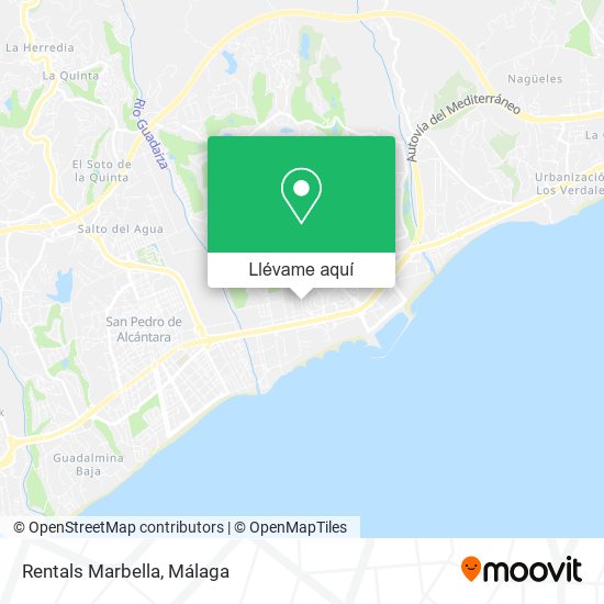 Mapa Rentals Marbella