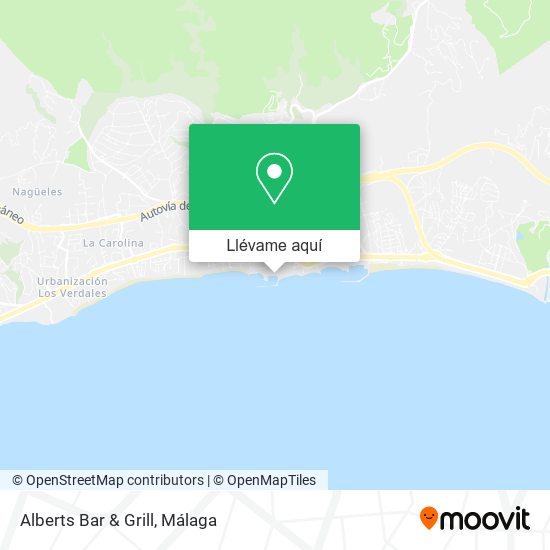 Mapa Alberts Bar & Grill