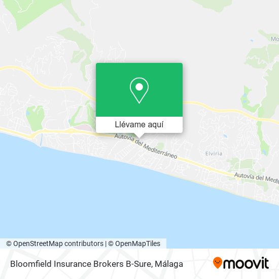 Mapa Bloomfield Insurance Brokers B-Sure