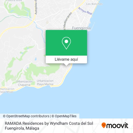 Mapa RAMADA Residences by Wyndham Costa del Sol Fuengirola