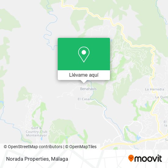 Mapa Norada Properties