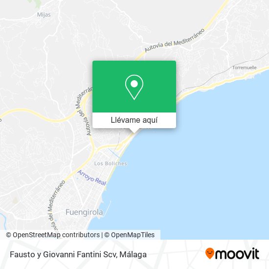 Mapa Fausto y Giovanni Fantini Scv