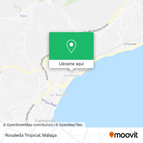 Mapa Rosaleda Tropical