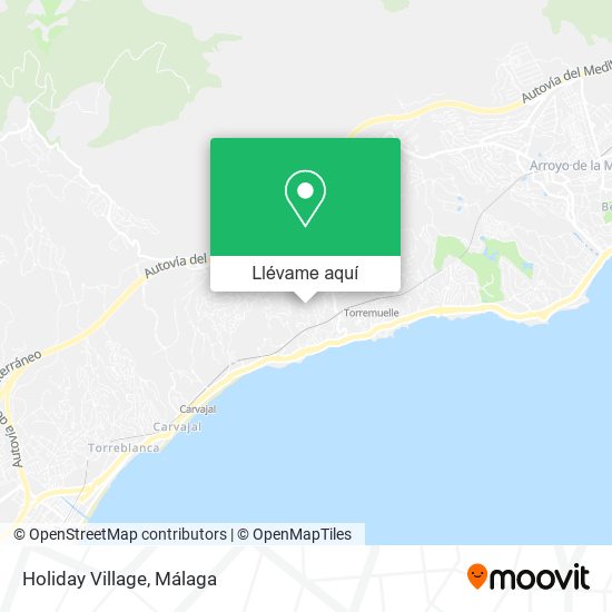 Mapa Holiday Village