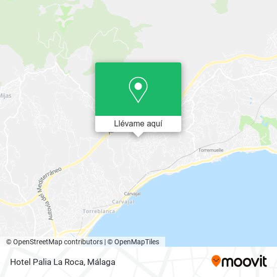 Mapa Hotel Palia La Roca