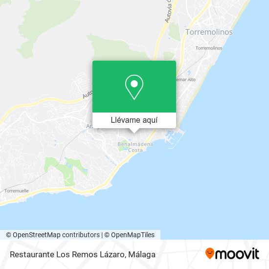 Mapa Restaurante Los Remos Lázaro