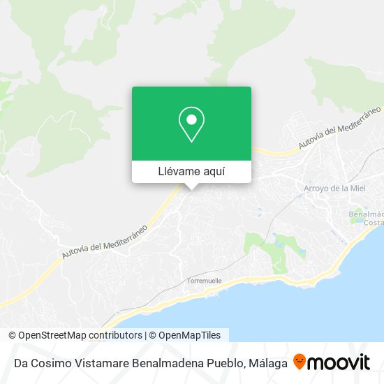 Mapa Da Cosimo Vistamare Benalmadena Pueblo