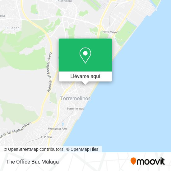 Mapa The Office Bar