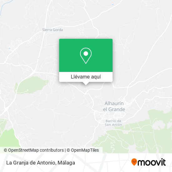 Mapa La Granja de Antonio