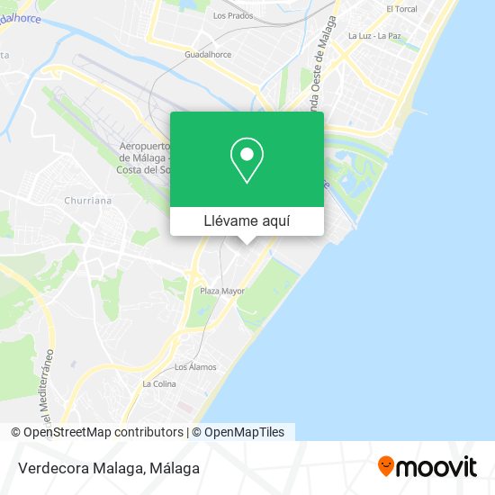 Mapa Verdecora Malaga
