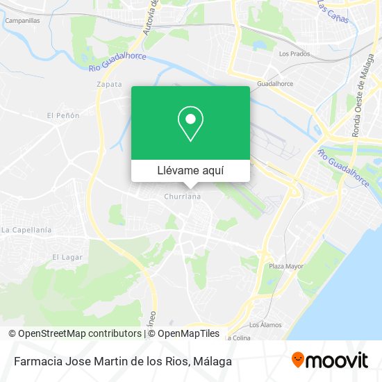 Mapa Farmacia Jose Martin de los Rios