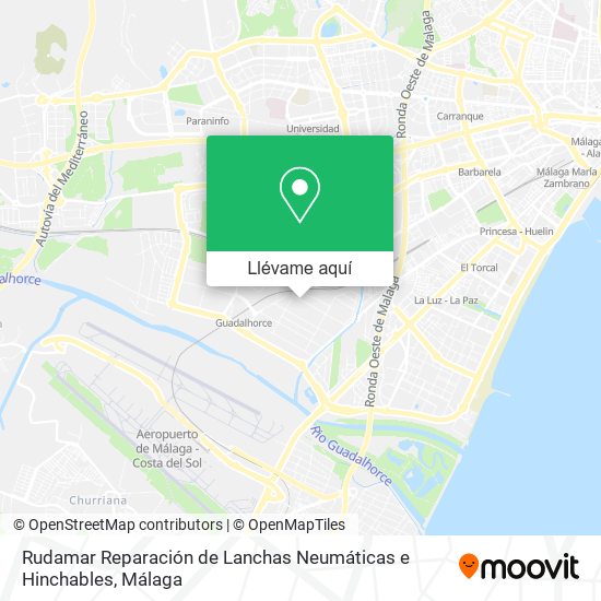 Mapa Rudamar Reparación de Lanchas Neumáticas e Hinchables