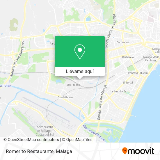 Mapa Romerito Restaurante