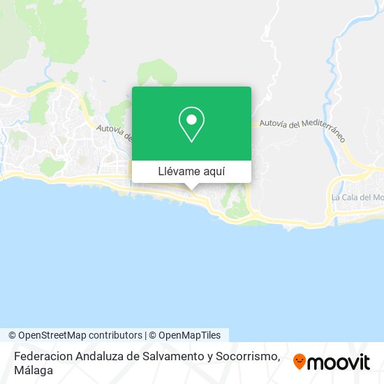 Mapa Federacion Andaluza de Salvamento y Socorrismo