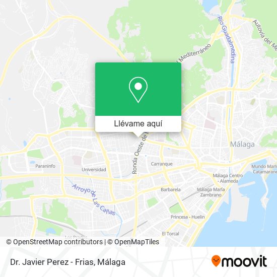 Mapa Dr. Javier Perez - Frias
