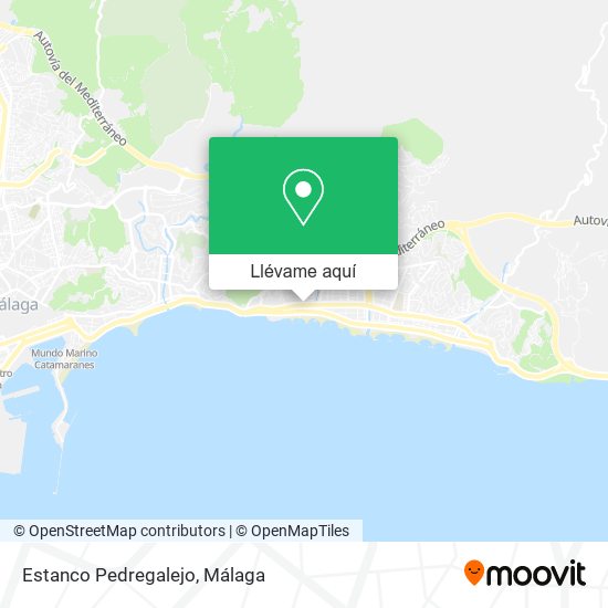 Mapa Estanco Pedregalejo