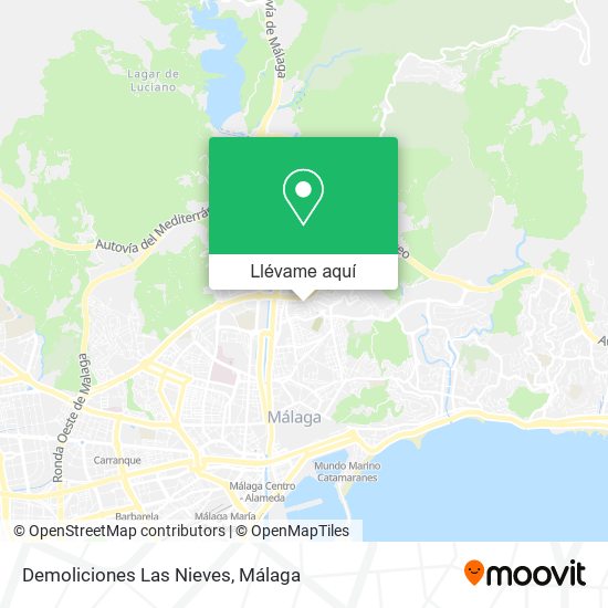 Mapa Demoliciones Las Nieves