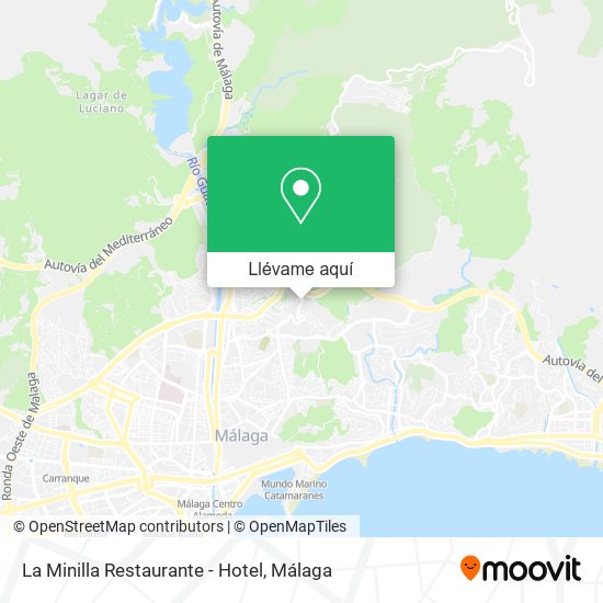 Mapa La Minilla Restaurante - Hotel