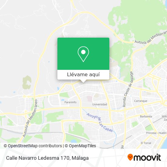Mapa Calle Navarro Ledesma 170