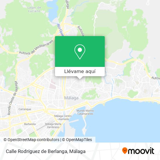 Mapa Calle Rodríguez de Berlanga