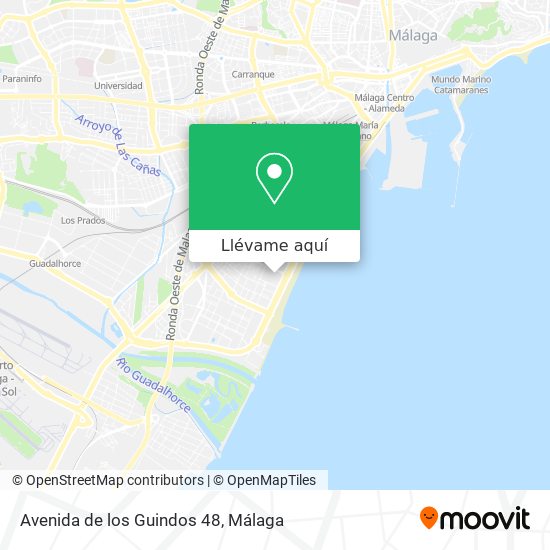 Mapa Avenida de los Guindos 48