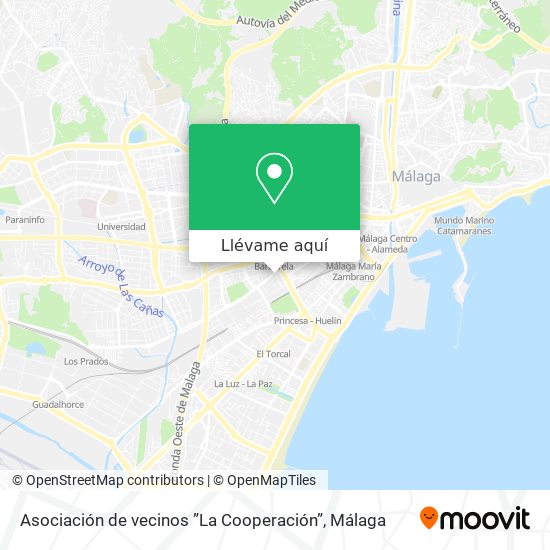 Mapa Asociación de vecinos ”La Cooperación”
