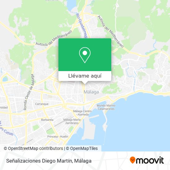 Mapa Señalizaciones Diego Martín