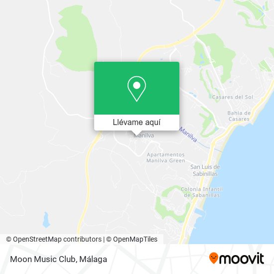 Mapa Moon Music Club