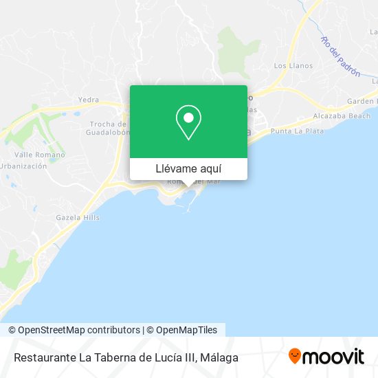 Mapa Restaurante La Taberna de Lucía III