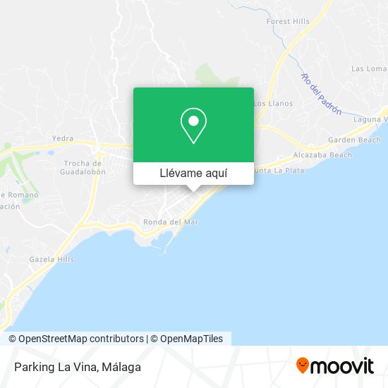 Mapa Parking La Vina