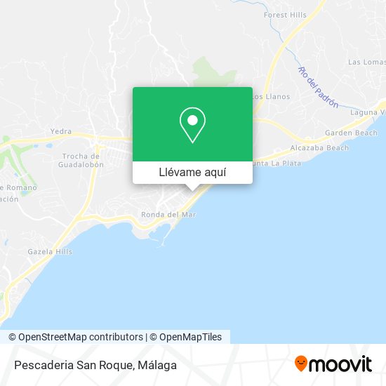 Mapa Pescaderia San Roque