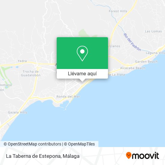 Mapa La Taberna de Estepona