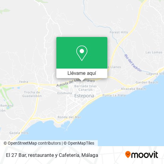 Mapa El 27 Bar, restaurante y Cafetería