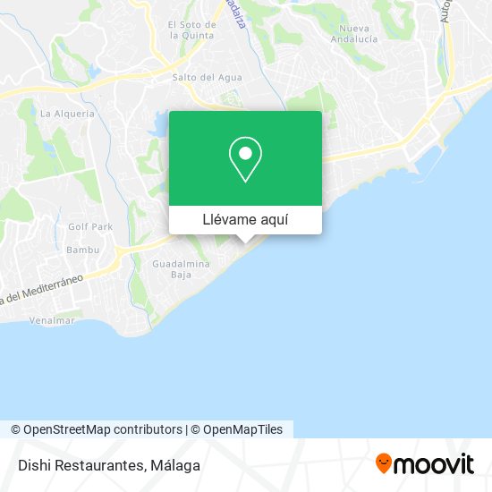 Mapa Dishi Restaurantes