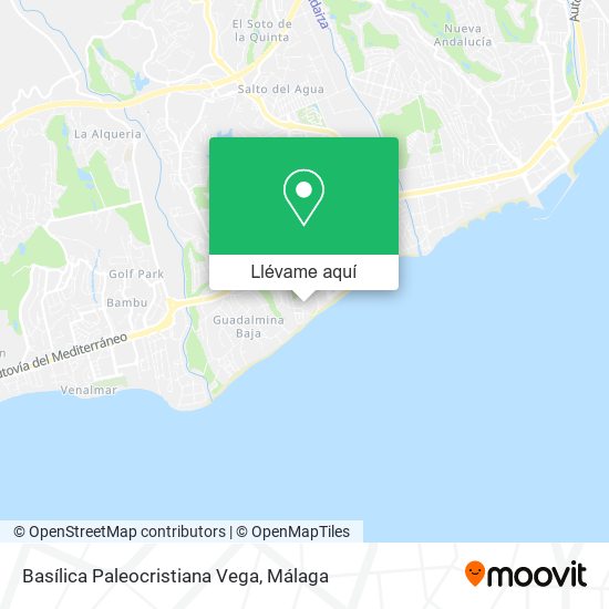 Mapa Basílica Paleocristiana Vega