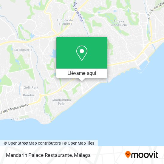 Mapa Mandarin Palace Restaurante