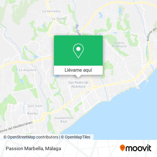 Mapa Passion Marbella