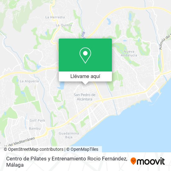 Mapa Centro de Pilates y Entrenamiento Rocio Fernández