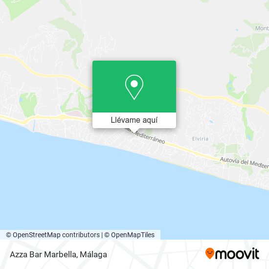 Mapa Azza Bar Marbella