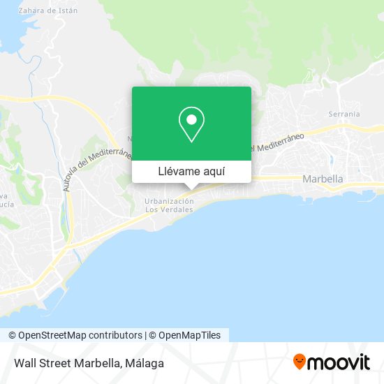 Mapa Wall Street Marbella