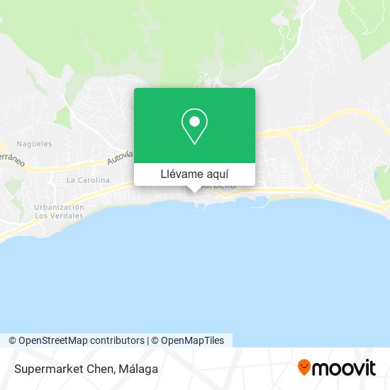 Mapa Supermarket Chen