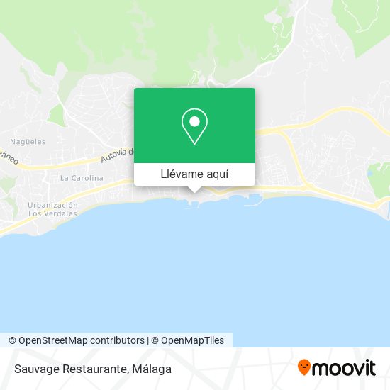 Mapa Sauvage Restaurante